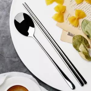 스텐 실버 수저세트 티타늄 숟가락 젓가락