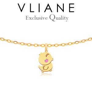 [VLIANE 브리앙] 18K 삐약이 아기 목걸이 (미아방지목걸이)