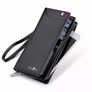  윌리엄폴로 301 남성장지갑 카드 남자가죽 명품 소가죽 장지갑 클러치백 휴대폰지갑