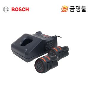 보쉬 스타터키트 밧데리10.8V-2.0AH(2)+충전기GAL12V-40(1) 배터리콤보세트