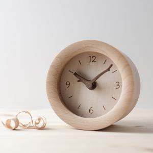Banana 바닐라우드원형 수 (樹) 무소음 인테리어 핸드메이드 탁상시계