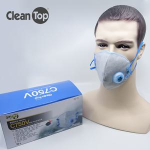 에버그린 크린탑 보형물 1급방진마스크 C750V 탈취 (10매입 배기밸브 분진)