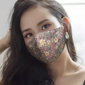 대경몰 꽃무늬 패션 망사안감 쿨 여름용 면마스크 숨쉬기좋은 빨아쓰는 경제적인 마스크