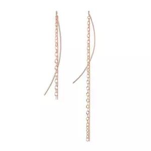 14k 트리플 샤이닝 드롭 롱귀걸이 1개)_소