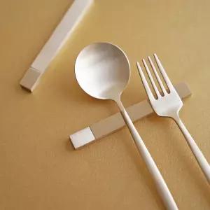 [롯데백화점]놋담 놋담 방짜유기 투톤 수저받침 2P 세트