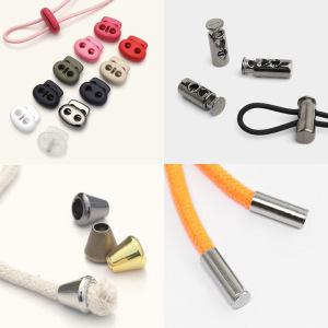 소잉데일리]스토퍼 스트링 벨 마감장식 모음 돼지코 일자 투명 컬러 다양한 종류