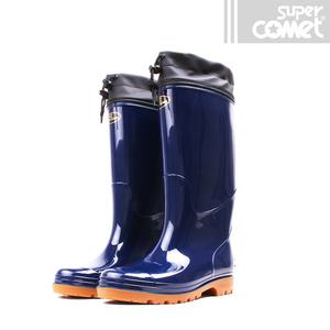 슈퍼카미트 남성 경량 논슬립 작업 위생 고무 카프 장화 2020