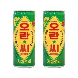 [동아오츠카] 오란씨 파인애플 250ml x 30캔 과즙탄산음료
