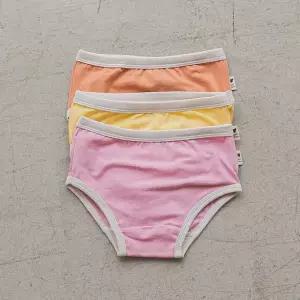 [보리보리/키키스토리]국내생산 무형광 팬티 무지(여아)3종 세트