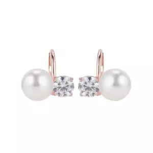 18k 펄큐베리 스와진주 귀걸이