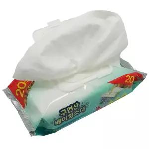 구연산 베이킹소다 청소포 프리미엄 대형 20매 X 3팩