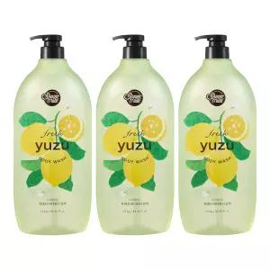샤워메이트 바디워시 유자, 1.2kg, 3개