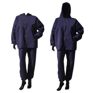 듀라맥스 겨울용 면피스복 투피스세트 전체지퍼