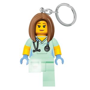 레고 클래식 간호사 열쇠고리 키체인 키홀더 LED후레쉬