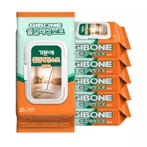 기본에 물걸레 청소포 캡형 25매, 6개