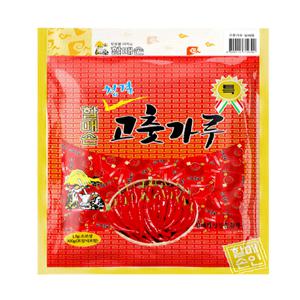 할매손 청결 일회용 고춧가루 순한맛 매운맛 1.5g 배달용 업소용 포장용 미니 고춧가루