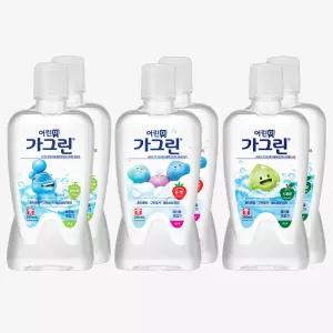 가그린 어린이용 380ml 딸기 2개 사과 2개 청포도 2개 가글