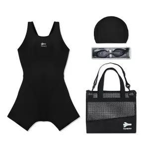 [대구백화점] [레노마수영복]여아동생존수영 수경수모가방 4 세트(GS17865)