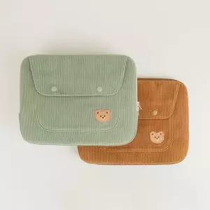 아트박스/올뉴프레임 코듀로이 노트북파우치_리틀베어(아이패드 11인치)