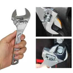 4-1 공구생활 자동몽키 8인치 라쳇렌치 몽키 스패너