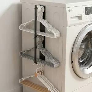 옷걸이 정리대 수건 수납 걸이 세탁기 자석 거치대