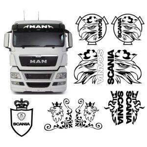 스카니아,만 스티커/오토바이/자동차꾸미기/덤프/화물차/트럭/트레일러/SCANLA/MAN