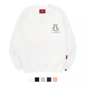 [엘라모] 3M 라인베어 맨투맨 남녀공용 빅사이즈 S~4XL