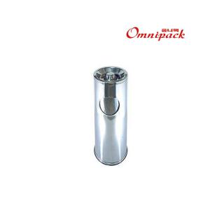 옴니팩 업소용 카페 미니 야외 철제 스텐 아파트 공원 재떨이 휴지통 쓰레기통