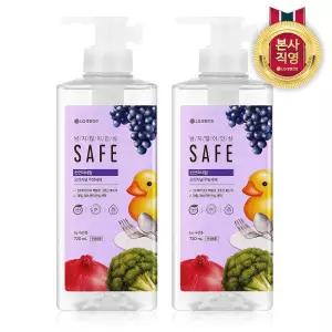 세이프 주방세제 천연미네랄 오리지널 용기형 720ml x 2개