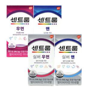 멀티비타민 센트룸 맨/우먼/실버 맨/실버 우먼 70정