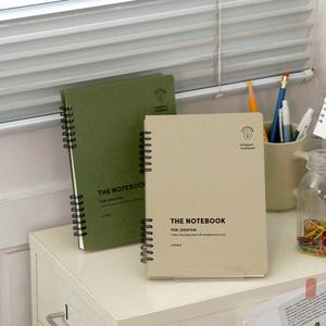 아이코닉 컴팩트 A5 스프링 아이디어 노트 스토리보드 8컷 콘티 노트 공책 연습장 140pages