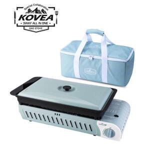 코베아 3WAY올인원 민트 구이바다L 가스렌지 버너 가방포함 캠핑