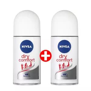 니베아 데오드란트 롤온 드라이 컴포트 50ml X 2개 임박특가 / 땀 냄새 억제 은은한 바디 향수 데오도란트
