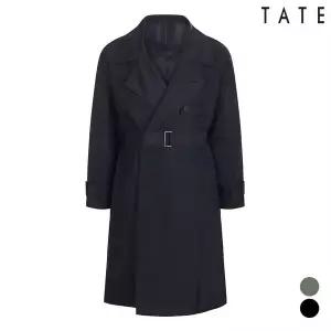 [테이트] 남성세미오버핏트렌치코트_KACS1MCL020
