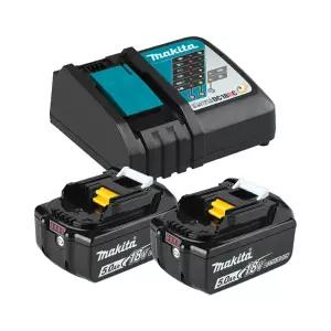 마끼다 18V 배터리 충전기세트 DC18RC + BL1850B 5.0Ah 배터리 2개 세트
