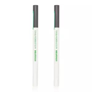 [이니스프리] 이니스프리 납작 아이브로우 펜슬 0.3g 4호 새벽 이슬 에쉬 브라운 2개