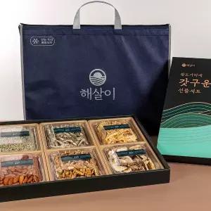 해살이 혼합 6종 선물세트 호두 건새우 황태 멸치세트