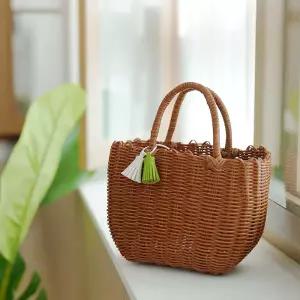 빨대가방 스트롱바구니 라탄가방