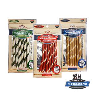 베게 강아지껌 강아지오래먹는간식 3in1 스틱 18개입