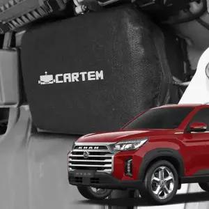 [카템] 2세대 더뉴 렉스턴스포츠 칸 디젤 자동차 배터리 보온 커버