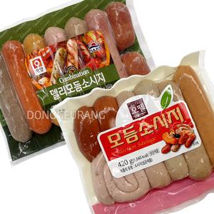오뗄 모듬소세지420g + 사조오양 모듬소세지450g/캠핑/술안주
