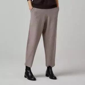 플리츠미 사선 조직 밴딩 니트 팬츠_EKPTW124009