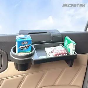 [카템] 차량용 윈도우 멀티 트레이 컵홀더 창문 선반 거치대