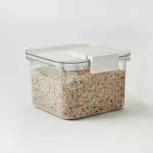 클리어 쌀통 5kg 잡곡통 밀폐 보관함 계량컵