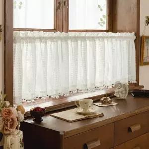 룰루홈 주방 발란스 커튼 다용도 창문 가리개 홈 인테리어 필수템  작은 창 쉬운 설치