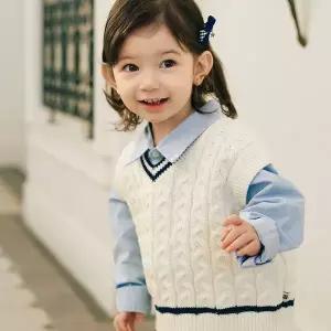 [보리보리/해피프린스]베켓 니트 아기 조끼