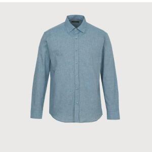 트레몰로 HC09 인디고 잔스트라이프 남방 (주)세정 남성 SS 봄여름 캐주얼 린넨혼방 N