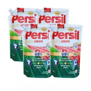 헨켈 퍼실 엑스퍼트 삶음파워 액체세탁세제 일반드럼겸용 리필 1.5L 4개