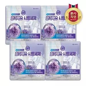 [LG생활건강]테크 섬유유연제 필요없는 향기맥스 시트세제 12매 x 4개