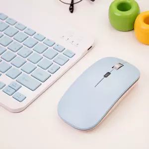 국내정품 무소음 블루투스 V5.2 마우스 슬림 사이즈 초경량 태블릿 패드 스마트폰 마우스